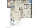 Detailed floor plan showcasing layout, room dimensions, and patio at 5335 E Shea Blvd # 2126, Scottsdale, AZ 85254