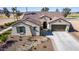 Charming single-Gathering home with a tile roof and desert landscaping at 5550 N Luna Dr, Eloy, AZ 85131