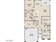 Detailed floor plan showing layout with kitchen, bedrooms, and living spaces at 5583 S 240Th Ln, Buckeye, AZ 85326