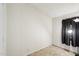 Small bedroom or flex space featuring neutral color palette and vinyl flooring at 690 S 92Nd Pl, Mesa, AZ 85208