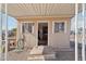 Exterior view of the outbuilding shed with covered entry at 690 S 92Nd Pl, Mesa, AZ 85208