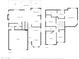 Detailed floor plan showcasing the layout of the home with labeled rooms at 8926 W Lockland Ct, Peoria, AZ 85382