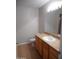 Bathroom features a modern sink with wooden vanity and tile flooring at 10115 E Mountain View Rd # 1119, Scottsdale, AZ 85258