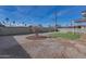 Spacious backyard featuring a decorative pergola and artificial turf, ideal for outdoor activities and easy upkeep at 148 N Glenview --, Mesa, AZ 85213