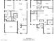 Detailed floor plan showcasing the layout and dimensions of this home's two floors at 16993 W Shiloh Ave, Goodyear, AZ 85338