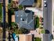 Bird's eye view of home with well-maintained lawn, mature trees, and a sparkling backyard pool at 1837 E Coolidge St, Phoenix, AZ 85016