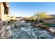 Beautiful spa with a view of the backyard pool and patio at 18501 W Galveston St, Goodyear, AZ 85338