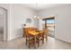 Comfortable dining area with sliding glass doors leading to outdoor living at 24108 N Nectar Ave, Florence, AZ 85132