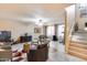 Inviting living room features modern furniture, light-colored floors, and a cozy atmosphere at 2571 E Balsam Ct, Chandler, AZ 85286