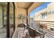 Cozy balcony with comfortable wicker seating and peaceful atmosphere at 27000 N Alma School Pkwy # 2019, Scottsdale, AZ 85262