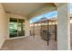 Enjoy outdoor cooking in this covered patio with a built-in grill and tile flooring at 287 N Jesse St, Chandler, AZ 85225