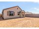 Large, sunny backyard featuring potential landscaping opportunities with a block wall surrounding property at 3906 N 103Rd Ave, Avondale, AZ 85392