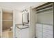 Updated bathroom featuring modern vanity, granite countertop, and tile floors at 5013 W Orchid Ln, Glendale, AZ 85302