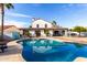 Inviting backyard pool and patio area, perfect for outdoor relaxation and entertaining at 5761 E Tierra Buena Ln, Scottsdale, AZ 85254