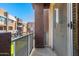 The balcony is spacious with great views at 6605 N 93Rd Ave # 1024, Glendale, AZ 85305