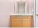 The well-lit bathroom features a vanity with clean lines, creating a relaxing and functional space at 6605 N 93Rd Ave # 1024, Glendale, AZ 85305