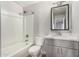 Clean bathroom featuring tub with shower and vanity at 6812 N 35Th Ave # G, Phoenix, AZ 85017