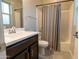 Bathroom featuring a shower-tub combination, vanity and sink at 7057 E Diamond St, Scottsdale, AZ 85257