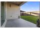 A covered patio offers a cozy outdoor space for relaxing and entertaining at 864 W Blue Ridge Dr, San Tan Valley, AZ 85140