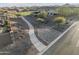 View of streetscape and sidewalk leading to nearby community park at 864 W Blue Ridge Dr, San Tan Valley, AZ 85140