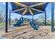 Neighborhood playground with slides and climbing structure under a shade canopy at 10455 E Thornton Ave, Mesa, AZ 85212