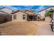 Backyard with a patio, covered area, and potential for customization at 1899 W Prospector Way, San Tan Valley, AZ 85144