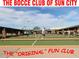 People participating in a game at the Bocce Club of Sun City, promoting fun and active community engagement at 19817 N Ponderosa Cir, Sun City, AZ 85373