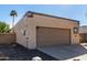 Attached two-car garage with extended driveway and neutral color scheme at 2129 N Apollo Ct, Chandler, AZ 85224