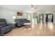 Spacious living room boasting ample natural light and a view into the rest of the home at 2129 N Apollo Ct, Chandler, AZ 85224