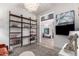 Bright playroom with built-in shelving, a cozy seating area, and a large television at 3793 E Canyon Pl, Chandler, AZ 85249