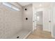 This bathroom showcases patterned tile walls and a dual shower-head installation at 42 E 14Th St, Mesa, AZ 85201