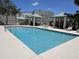 Inviting community pool with shaded cabanas provides a perfect summer retreat at 5400 S Hardy Dr # 110, Tempe, AZ 85283