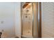 Shower stall featuring translucent doors and multiple shower heads at 555 Leisure World --, Mesa, AZ 85206