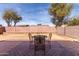 Beautiful backyard with patio, offering an ideal setting for relaxation and outdoor gatherings at 562 W Enchanted Desert Dr, Casa Grande, AZ 85122