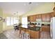 Spacious kitchen with a large island, perfect for cooking and entertaining at 5624 E Garnet Ave, Mesa, AZ 85206