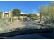 View of the home's driveway leading to the house at 6432 E Old Paint Trl, Carefree, AZ 85377