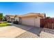 Single-Gathering home with a two car garage and tiled roof at 6543 E Preston St, Mesa, AZ 85215