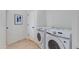 Convenient laundry room area with washer and dryer at 9214 N 83Rd St, Scottsdale, AZ 85258