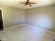 Bedroom with neutral carpet, and a ceiling fan at 10116 W Bolivar Dr, Sun City, AZ 85351
