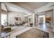 Open-concept living room with stylish furniture and decor at 10125 N 78Th Pl, Scottsdale, AZ 85258