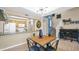 Open floor plan: dining area leading to the kitchen, great for entertaining at 1222 W Baseline Rd # 114, Tempe, AZ 85283
