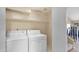Convenient laundry room equipped with a modern washing machine and dryer at 1222 W Baseline Rd # 114, Tempe, AZ 85283