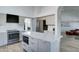 Spacious kitchen with stainless steel appliances, a large island, and plenty of storage at 1414 E Amberwood Dr, Phoenix, AZ 85048