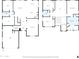 Two-story floor plan featuring bedrooms, bathrooms, kitchen, living room, Gathering room, and garage at 17388 W Elaine Dr, Goodyear, AZ 85338