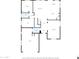 First-floor layout featuring a living room, kitchen, Gathering room, bedrooms, and a garage at 17388 W Elaine Dr, Goodyear, AZ 85338