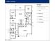 Floor plan boasting 2,471 square feet, 3 bedrooms, 2 full baths, 1 half bath, and a 3 car garage at 18429 W Mohave St, Goodyear, AZ 85338