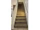 Carpeted staircase with white railing leading to the upper level of the home at 2019 N 78Th Ave, Phoenix, AZ 85035