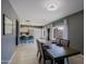 Open floor plan with dining area connecting to the kitchen, great for entertaining guests at 2527 W Amber Sun Dr, Phoenix, AZ 85085