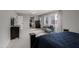 Comfortable main bedroom featuring neutral walls, carpet, and ensuite bathroom access at 2527 W Amber Sun Dr, Phoenix, AZ 85085