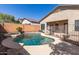 Backyard with pool, hot tub, and barbecue at 26826 N 66Th Ln, Phoenix, AZ 85083